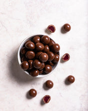 Load image into Gallery viewer, Milk Chocolate coated raspberries
