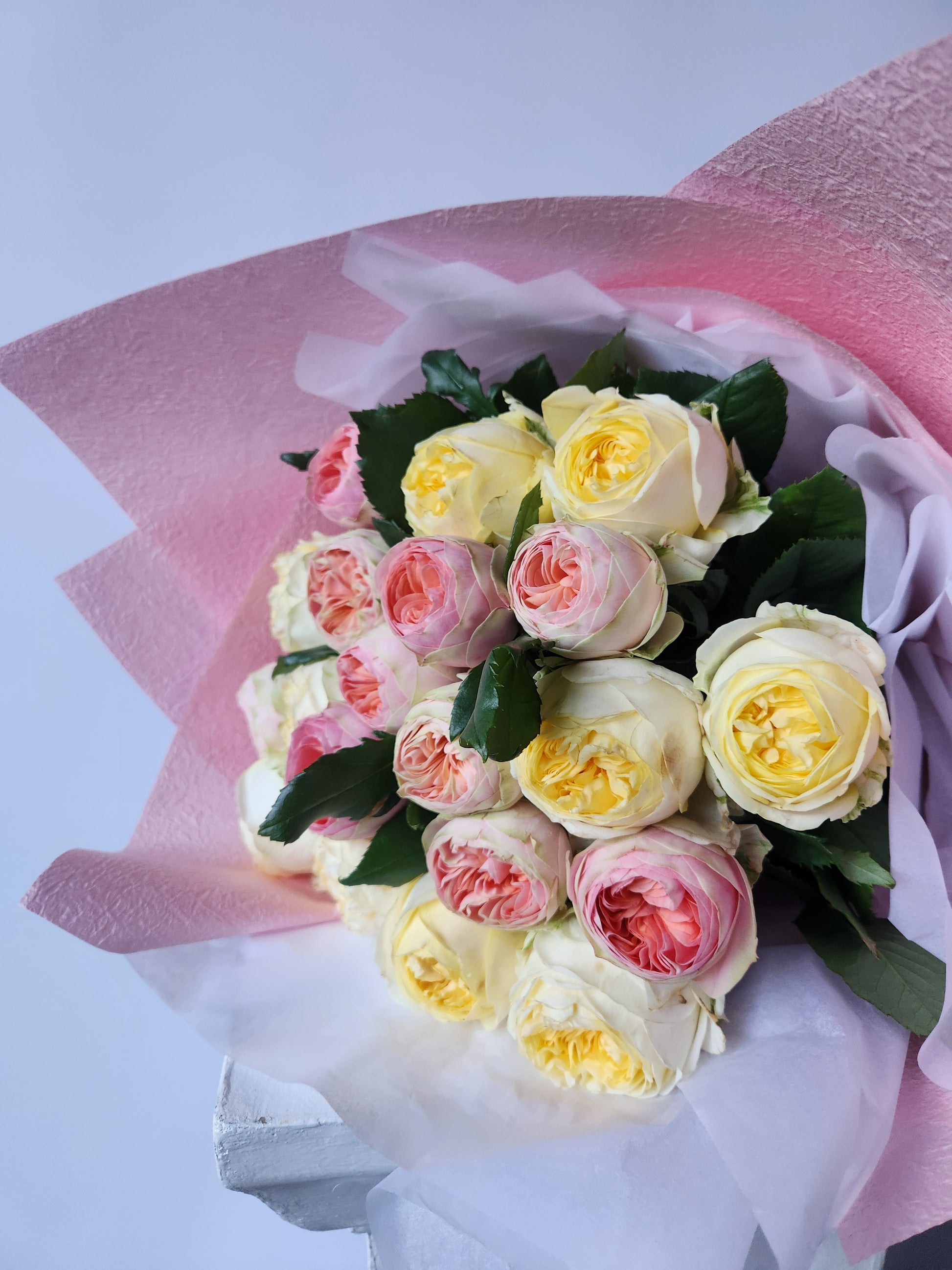 Premium Pastel Roses En Masse