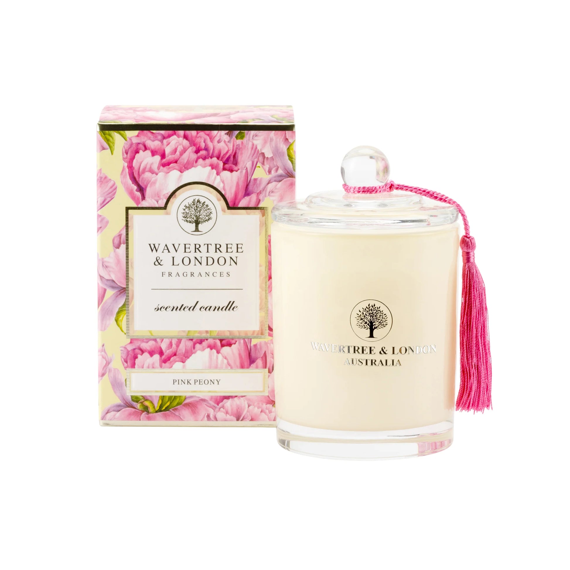 Pink Peony Candle by Wavertree & London