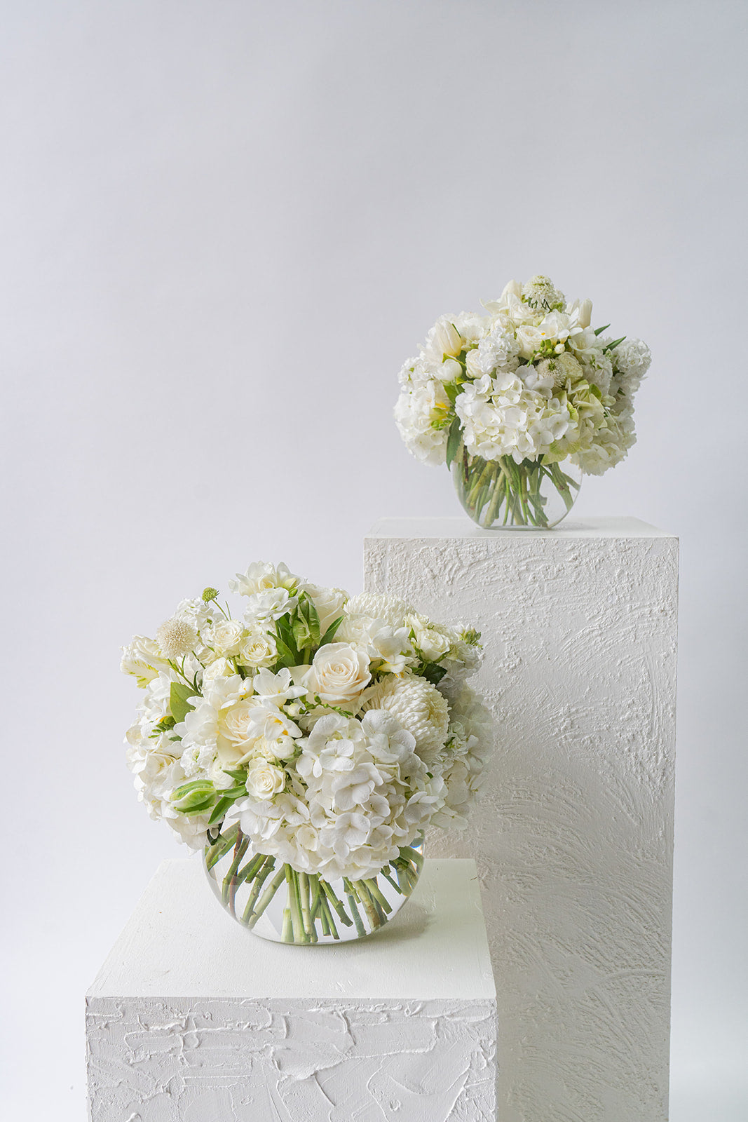 Seasonal Green and White bowl design