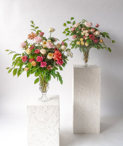 Luxe rose urn design