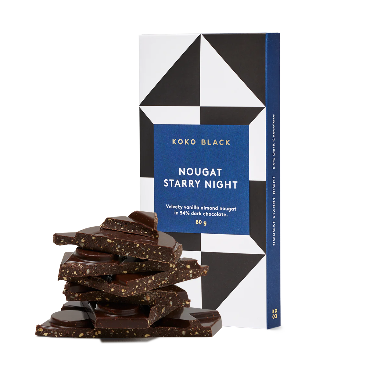 Nougat Starry Night Block 80g