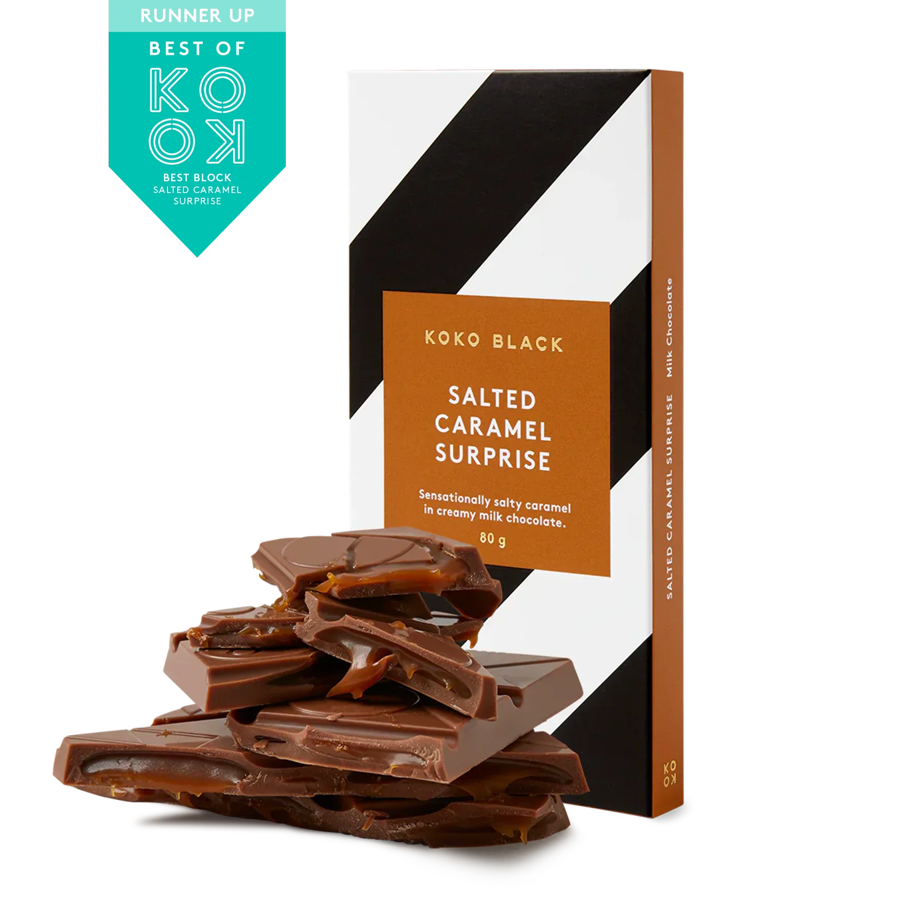 Salted Caramel Surprise Block 80g