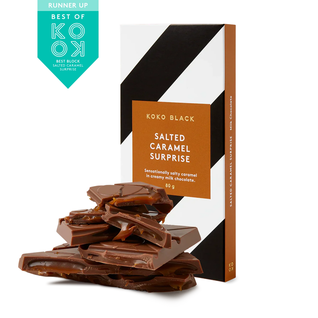 Salted Caramel Surprise Block 80g