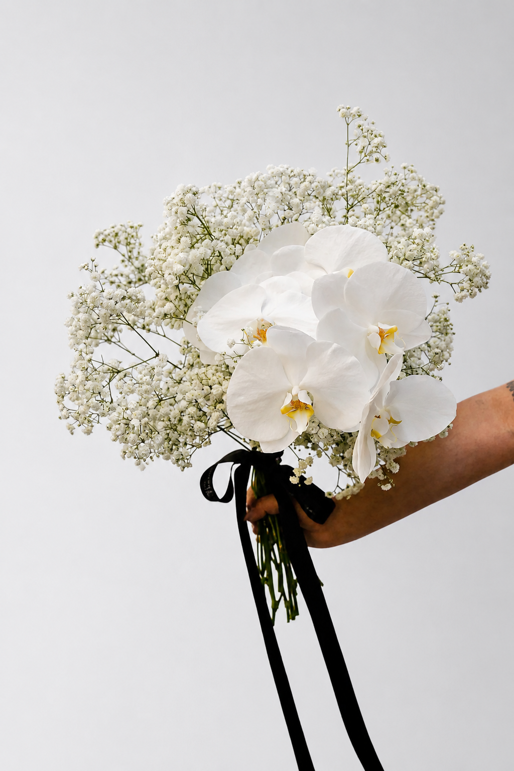 Snow White Bouquet Premium