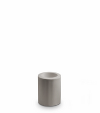 Load image into Gallery viewer, Ribbed Infinity Candle Holder Light Grey