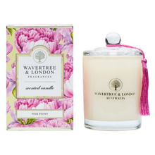 Load image into Gallery viewer, Pink Peony Candle by Wavertree &amp; London