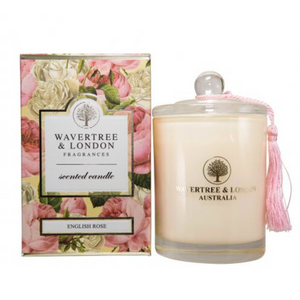 English Rose Candle by Wavertree & London