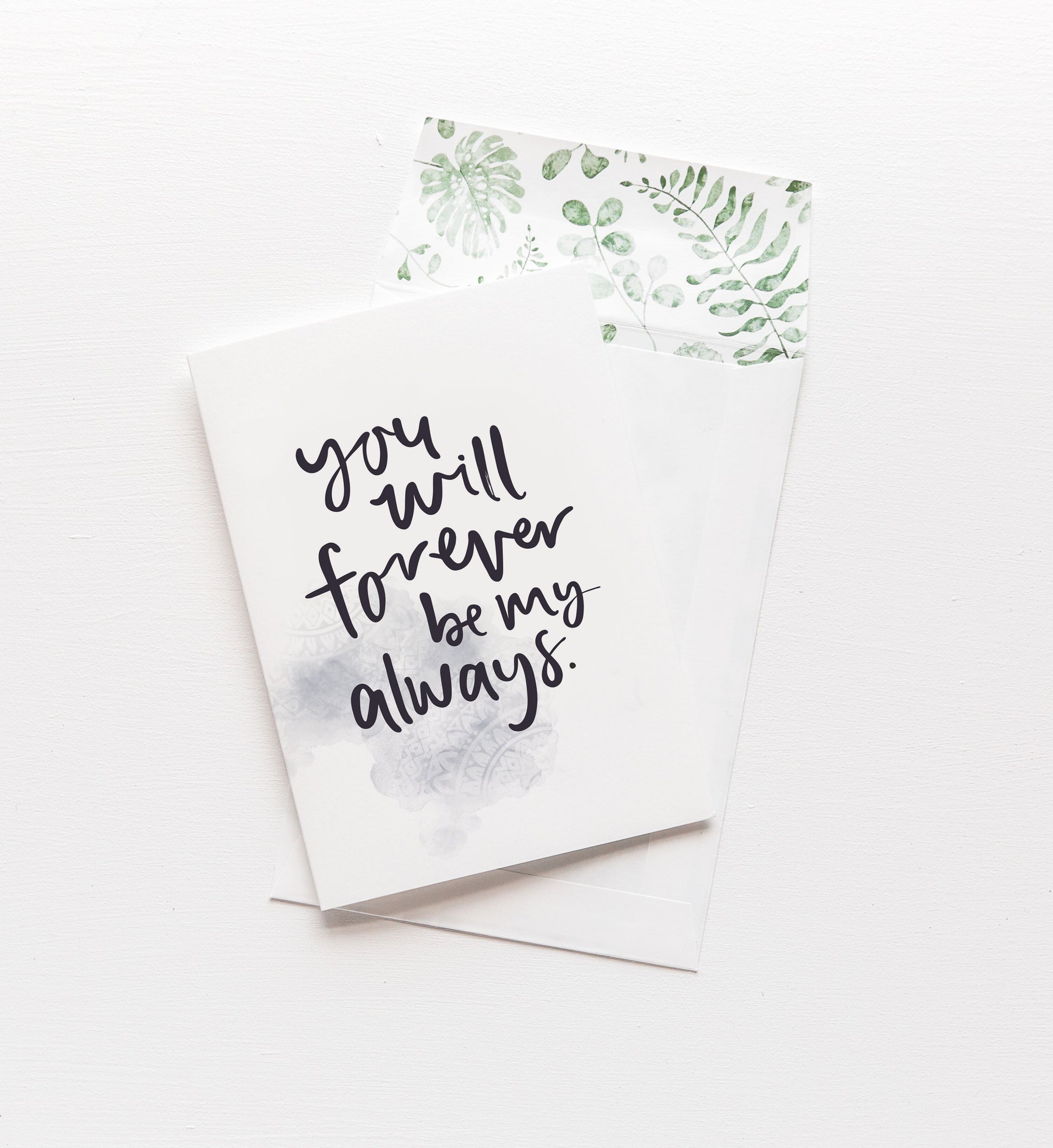 You will forever be my always
