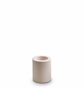 Ribbed Infinity Candle Holder Nude