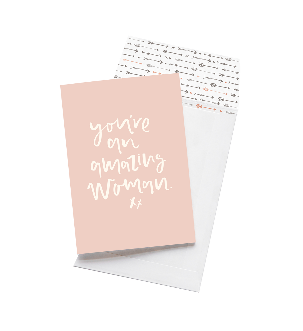 You're an amazing woman